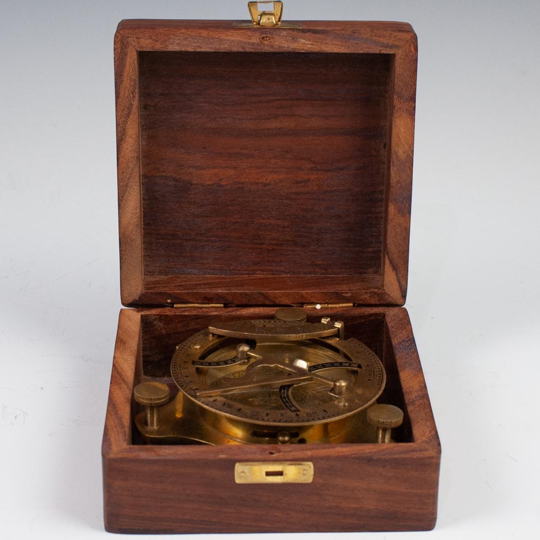 Antique Brass Sundial Compass (1 of 4)