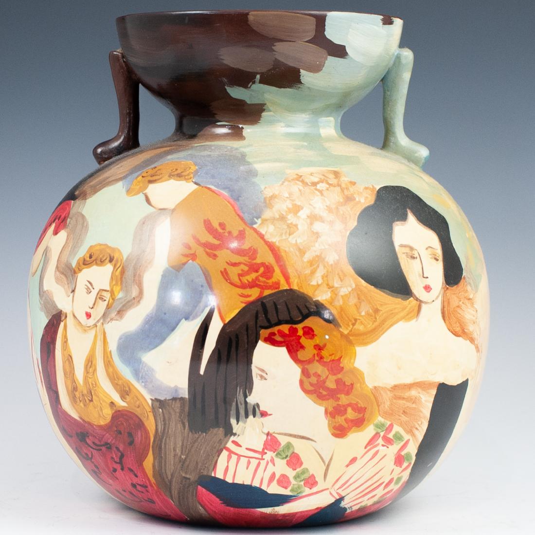 Decorative Hand Painted Ceramic Vase (1 of 5)