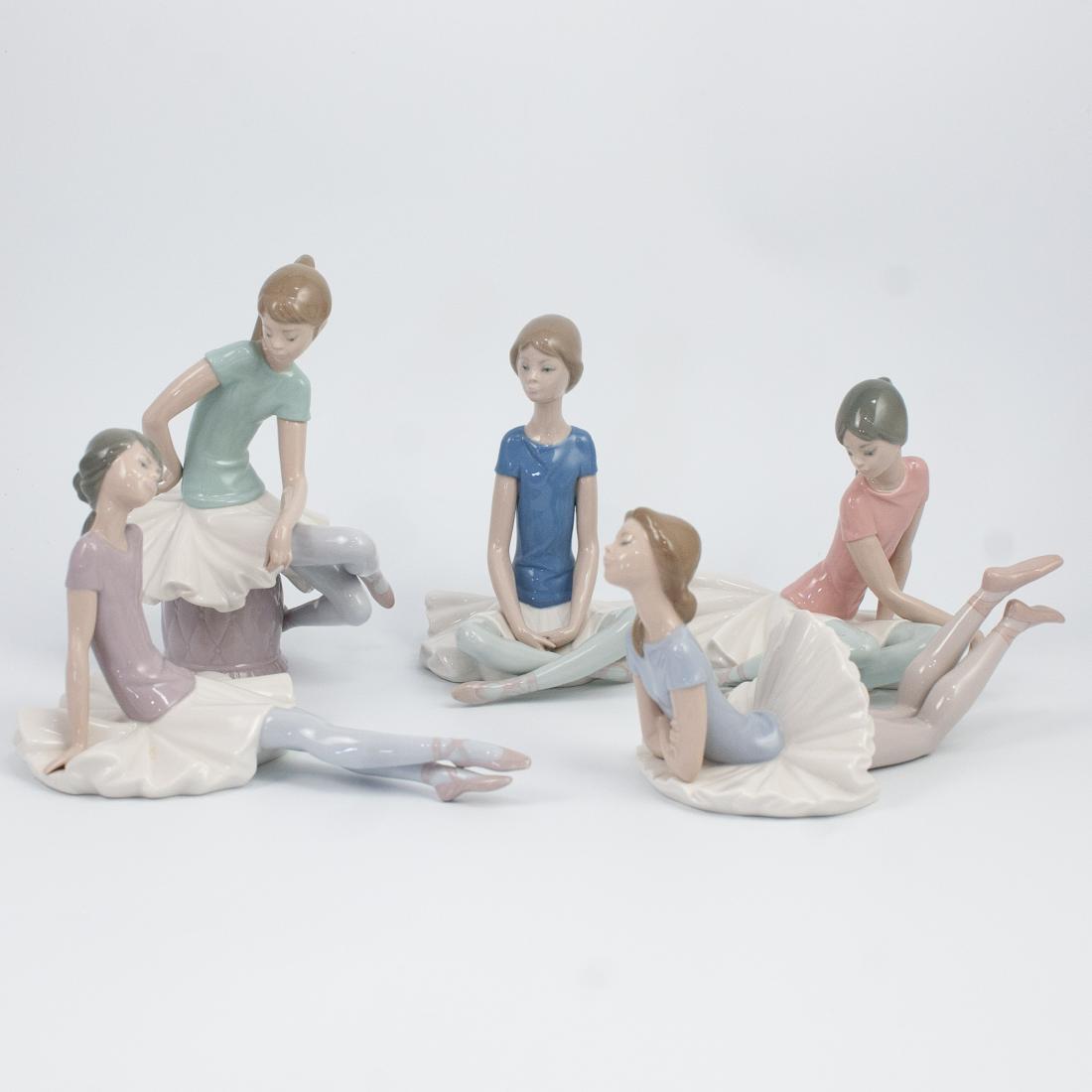 Lot of Five (5) Lladro Ballerina Figurines (1 of 4)