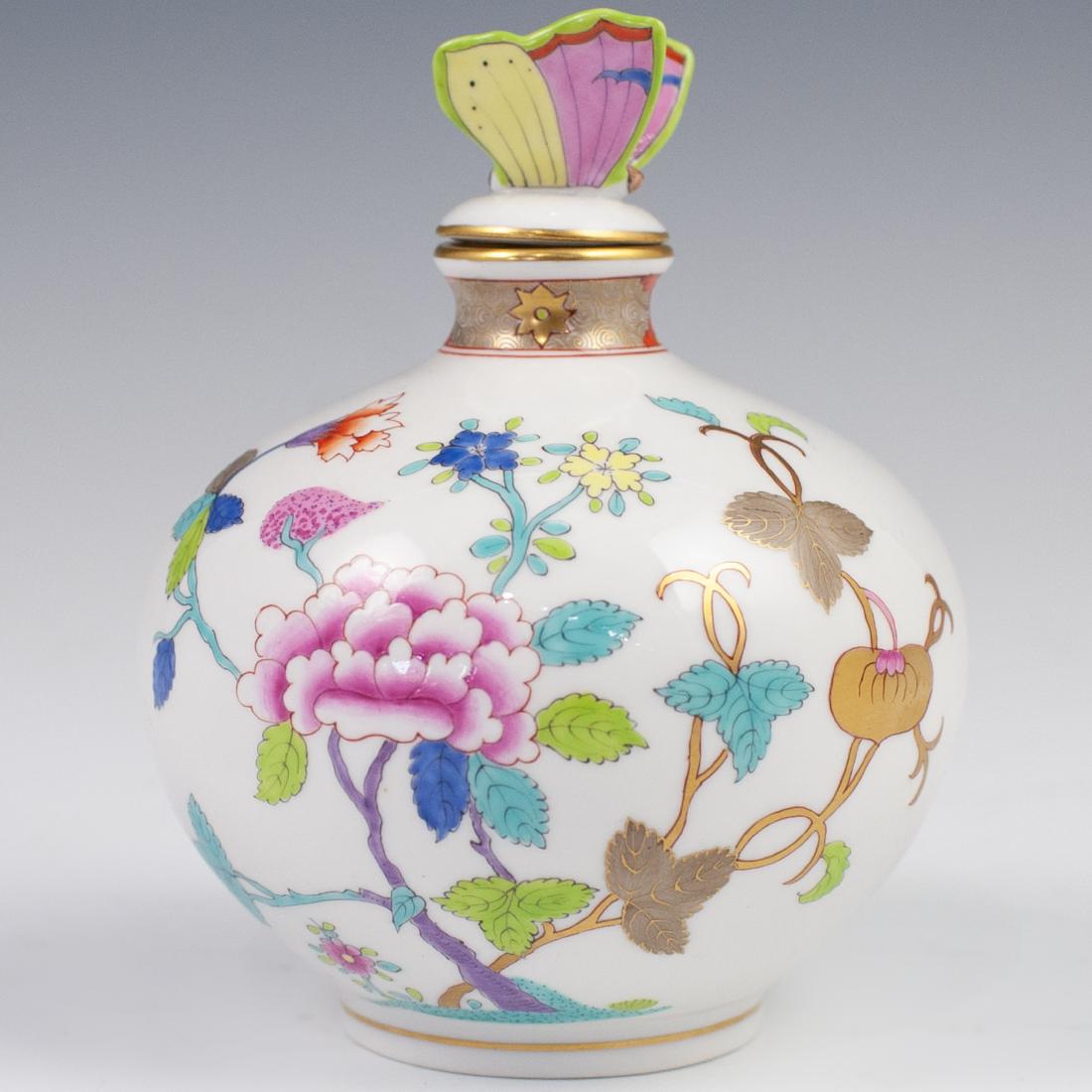 Herend "Shanghai" Enameled Perfume Bottle (1 of 4)