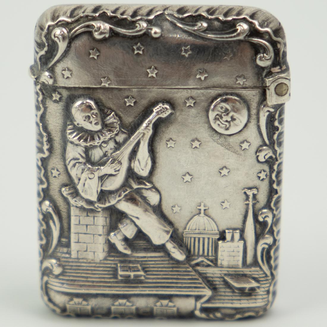 French Silver Match / Vesta Case (1 of 5)