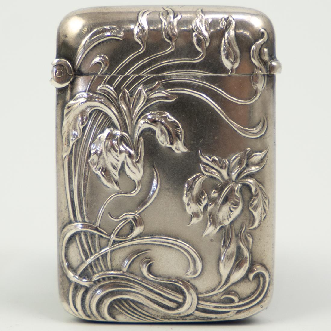 French Silver Match / Vesta Case (1 of 3)