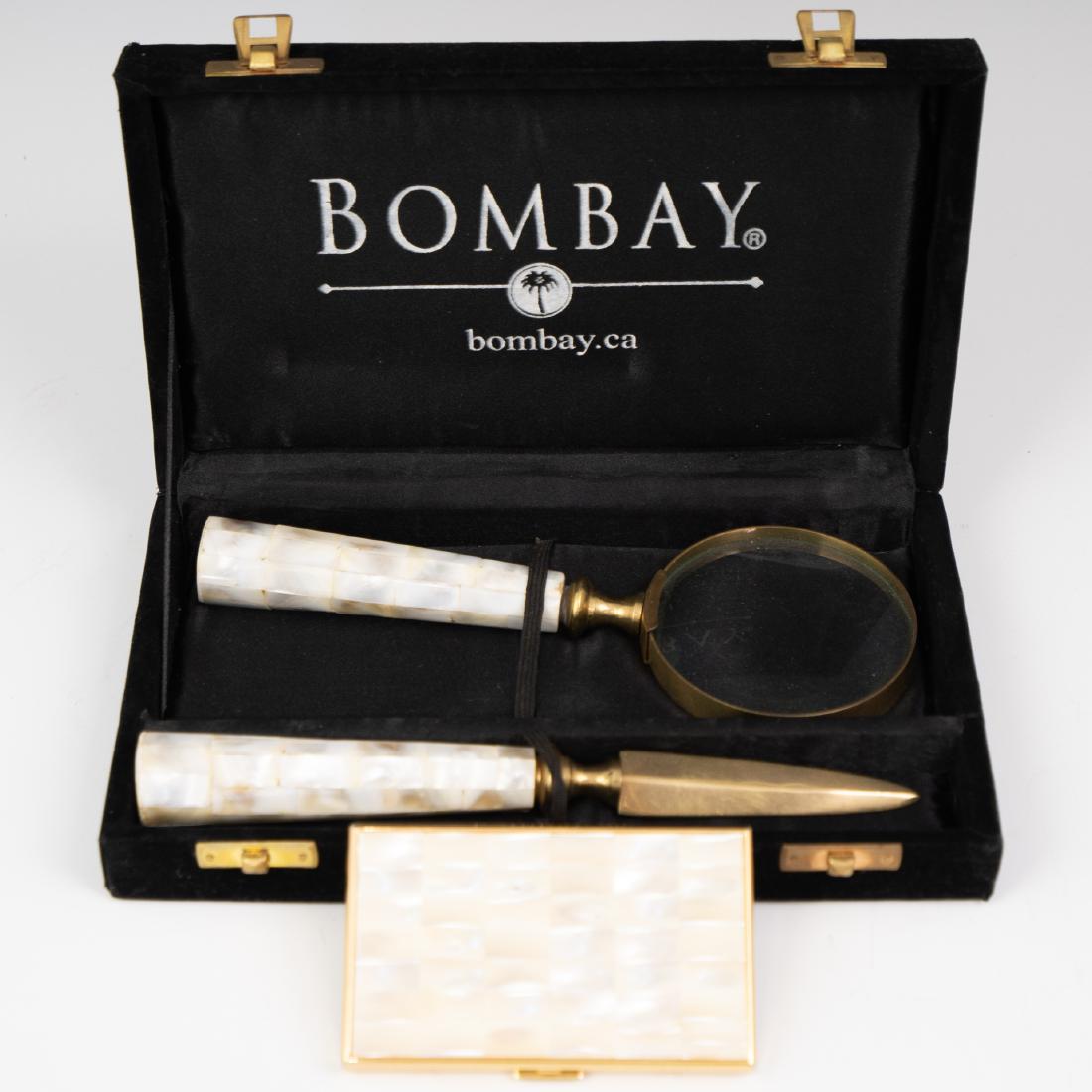Bombay Mother Of Pearl Desk Set (1 of 3)