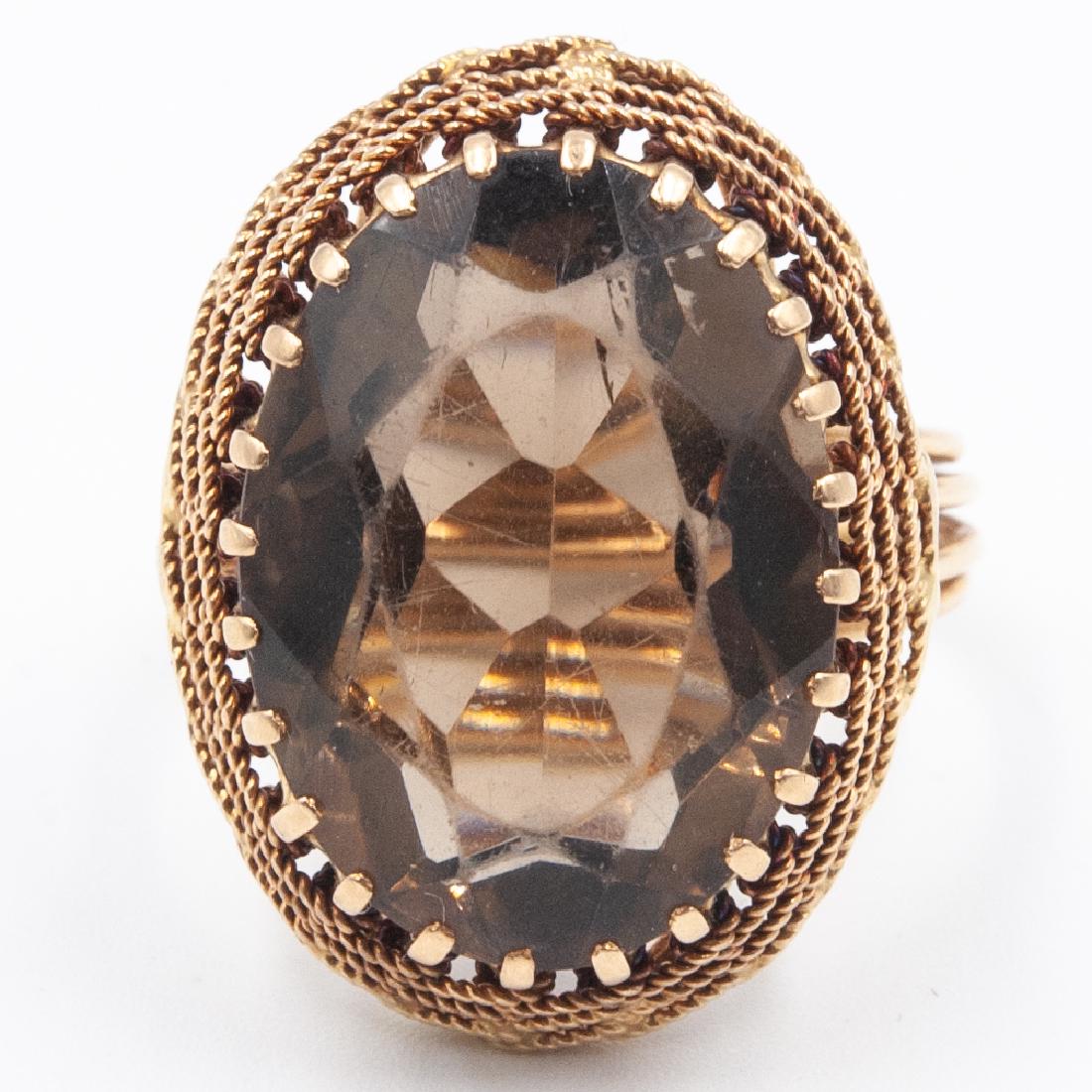 14kt Rose Gold & Topaz Ring (1 of 4)