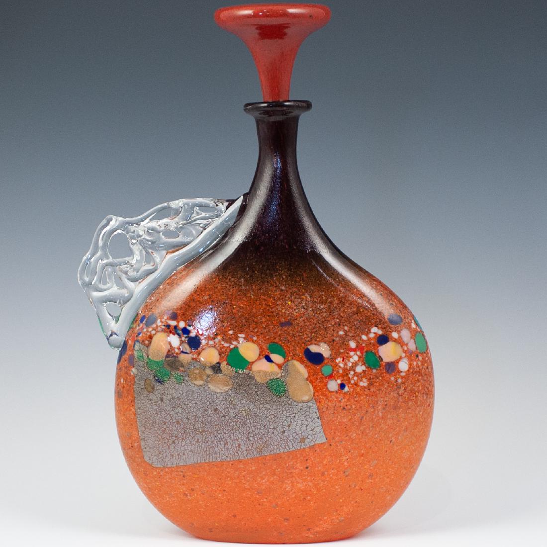Murano Glass Decanter Signed. (1 of 4)