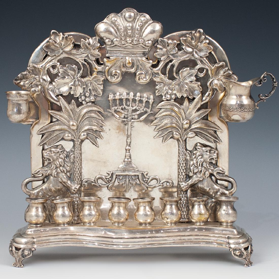 J. Ehrlich Sterling Silver Menorah (1 of 11)