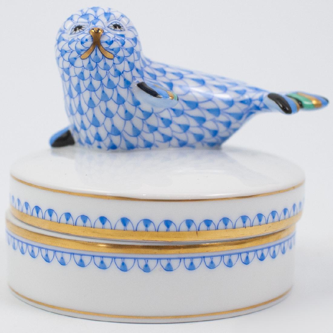 Herend Porcelain Trinket Box (1 of 3)