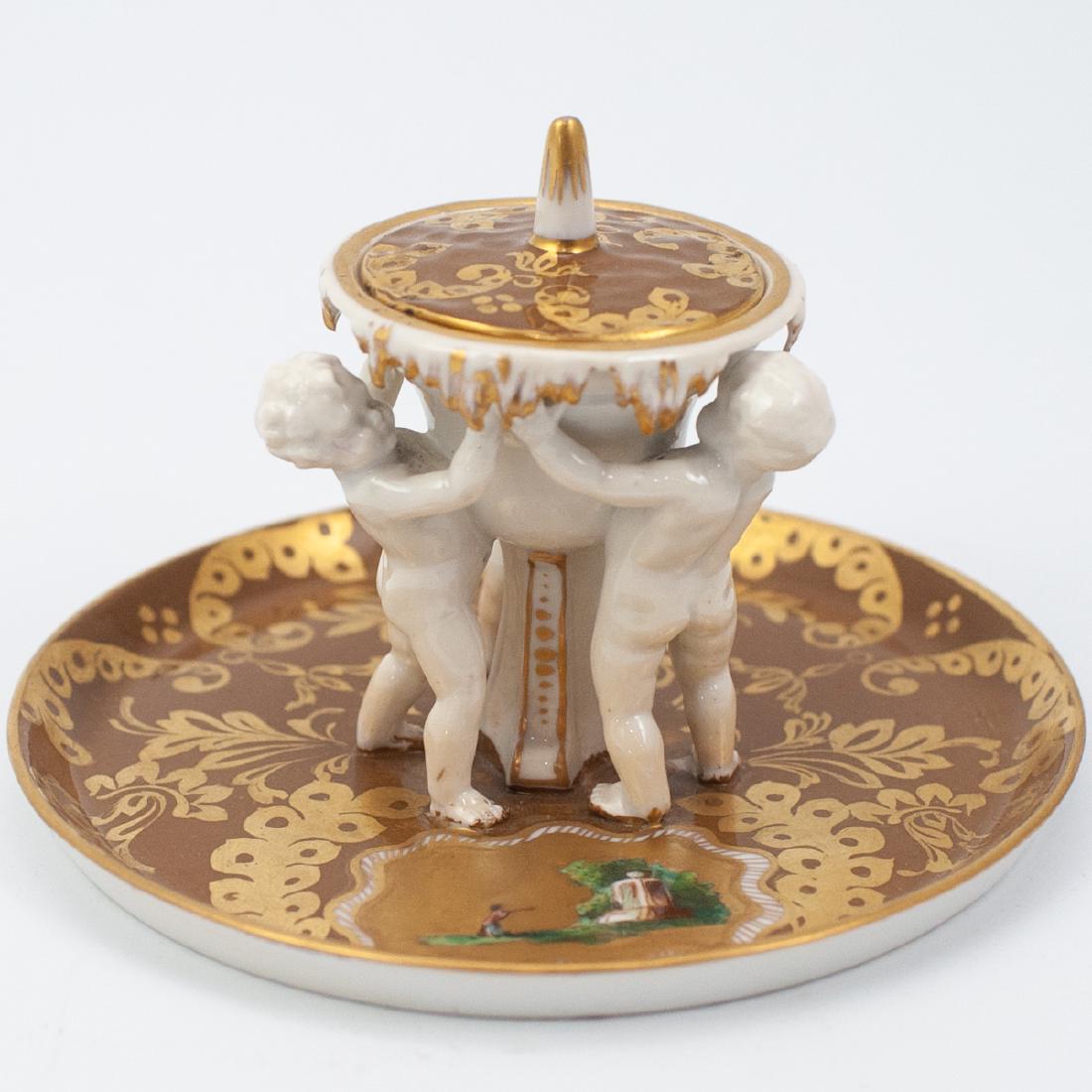 Dresden Porcelain Inkwell (1 of 5)