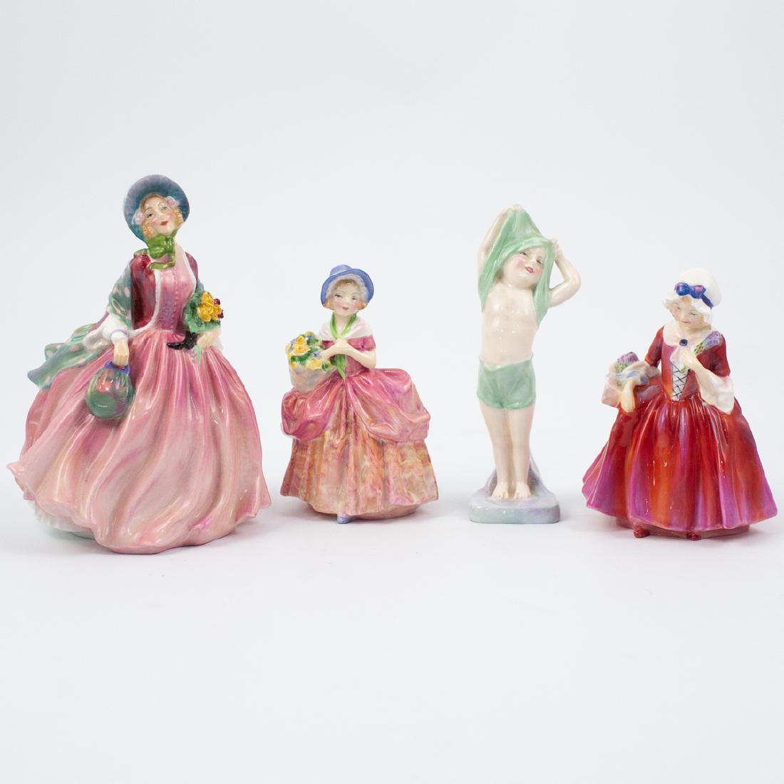 (4 Pc) Collection Of Royal Doulton Figurines (1 of 8)