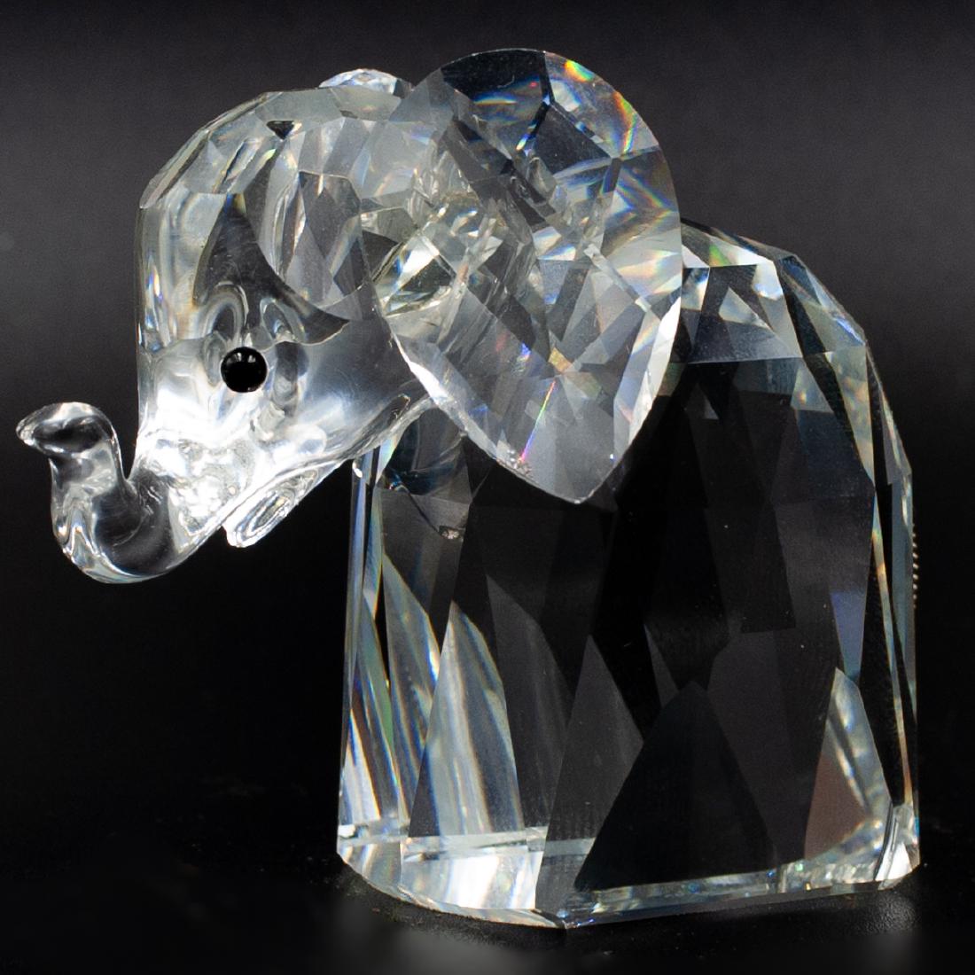 Swarovski Crystal Elephant Figurine