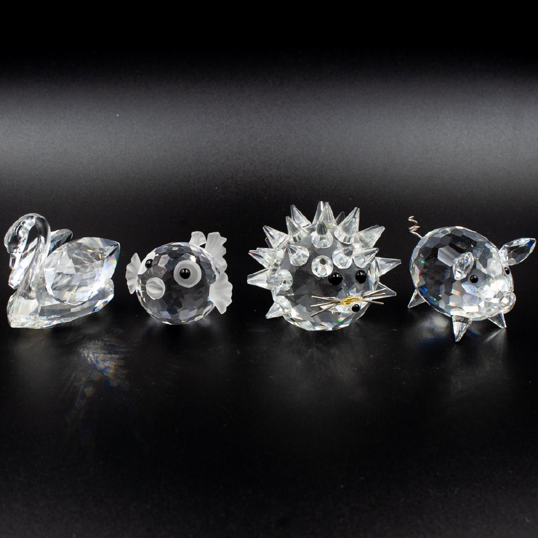 (4 Pc) Collection Of Swarovski Figurines (1 of 2)