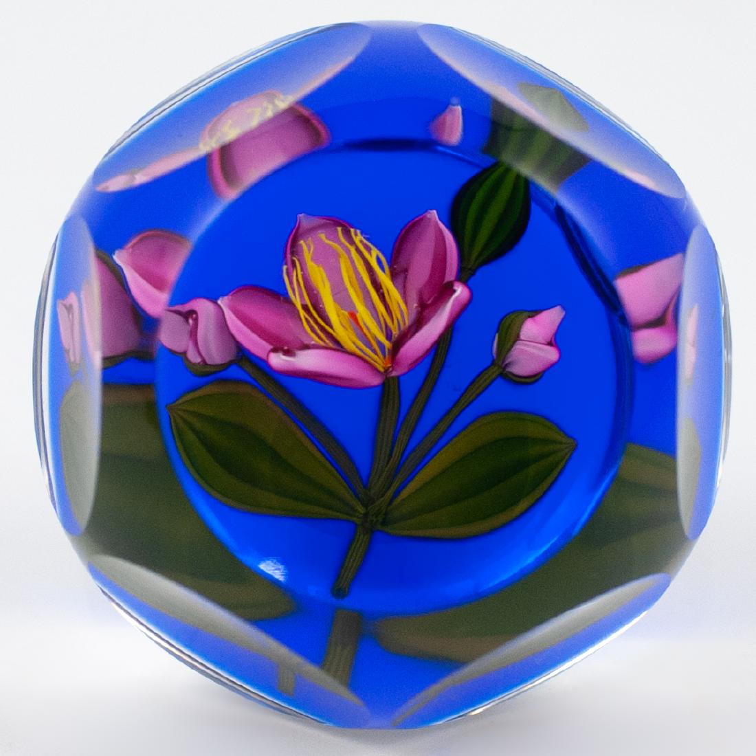 Perthshire Crystal Cobalt Paperweight (1 of 4)
