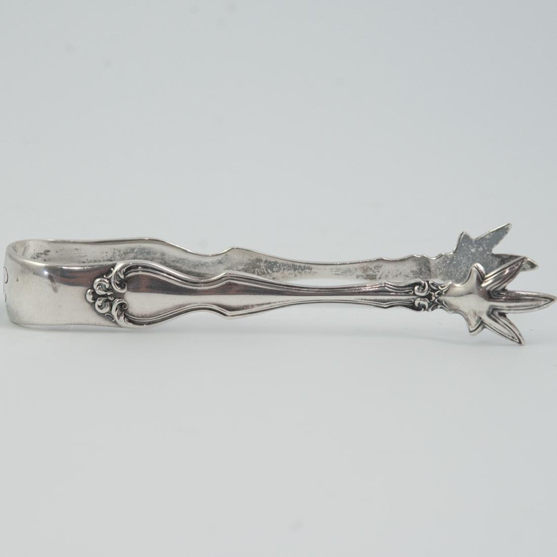 Robert Wallace Sterling Sugar Cube Tongs (1 of 2)