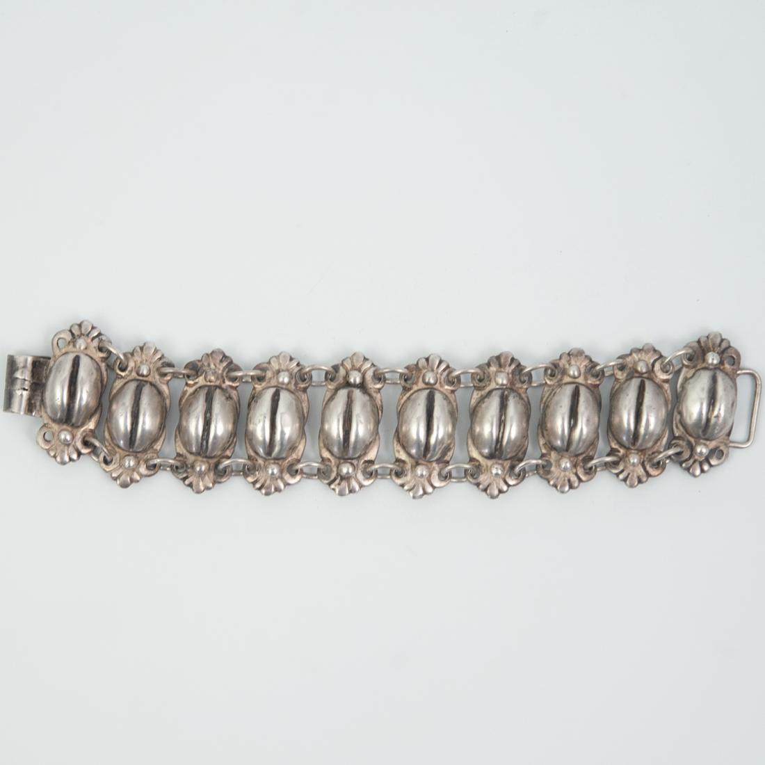 Mexican Sterling Silver Bracelet (1 of 2)