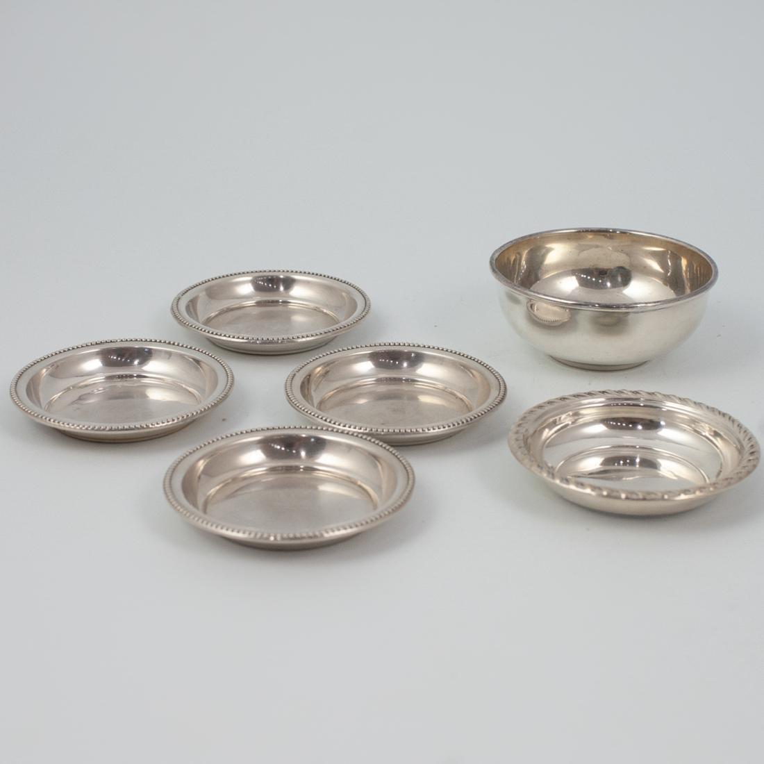 (5 Pc) Sterling Silver Coasters (1 of 3)