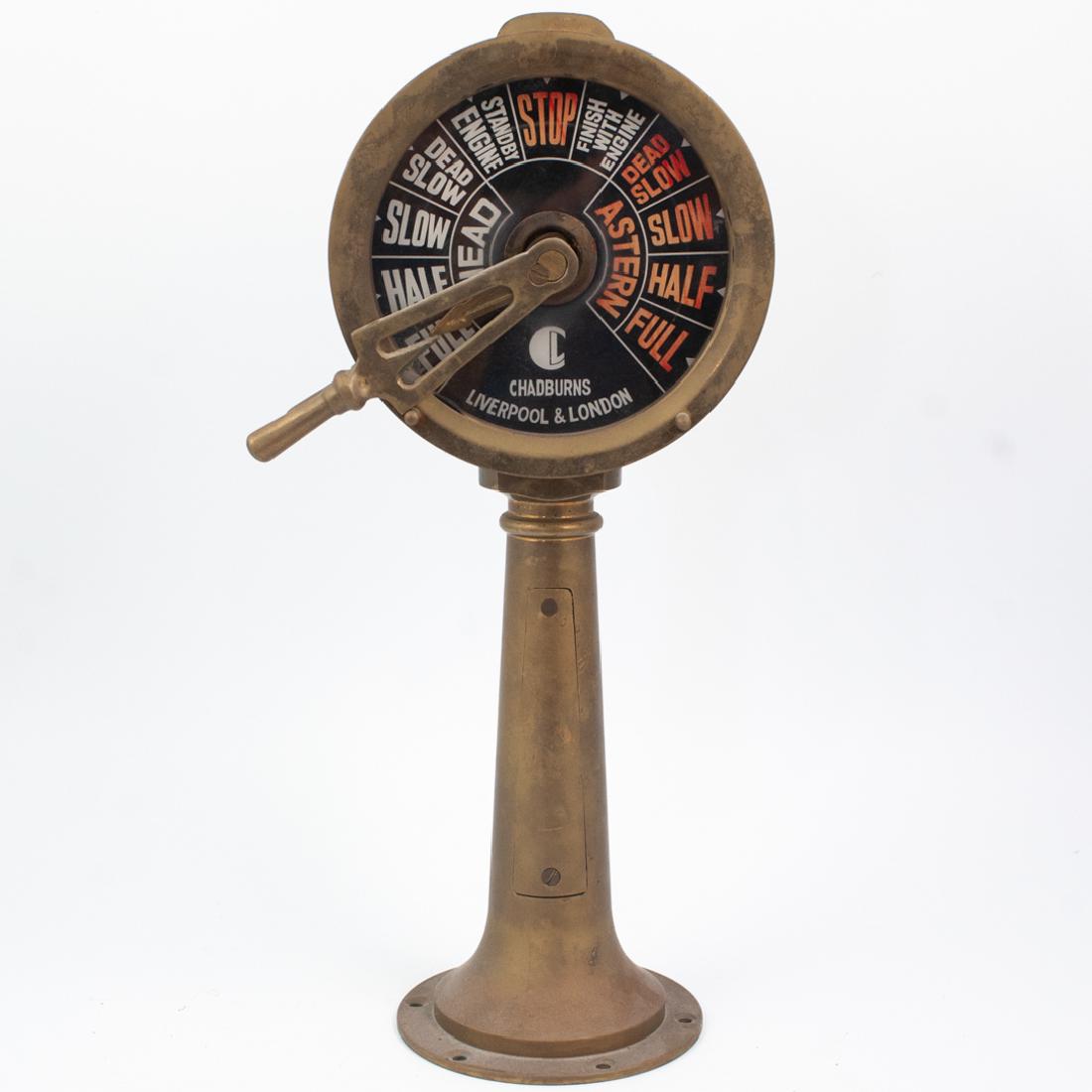 Lot - Chadburns Liverpool & London Telegraph Lamp