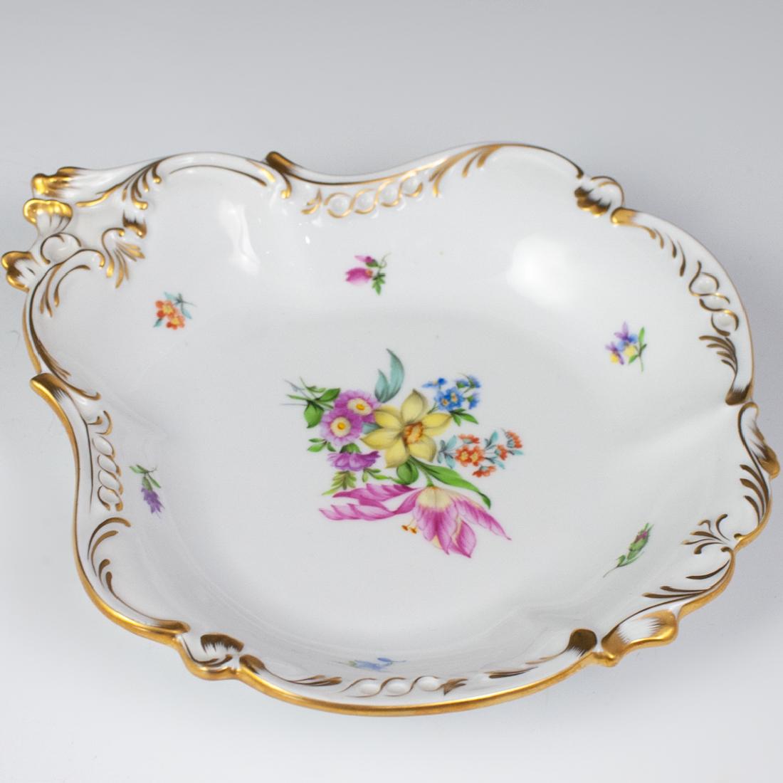 Herend Porcelain Tulip Bouquet Dish (1 of 4)
