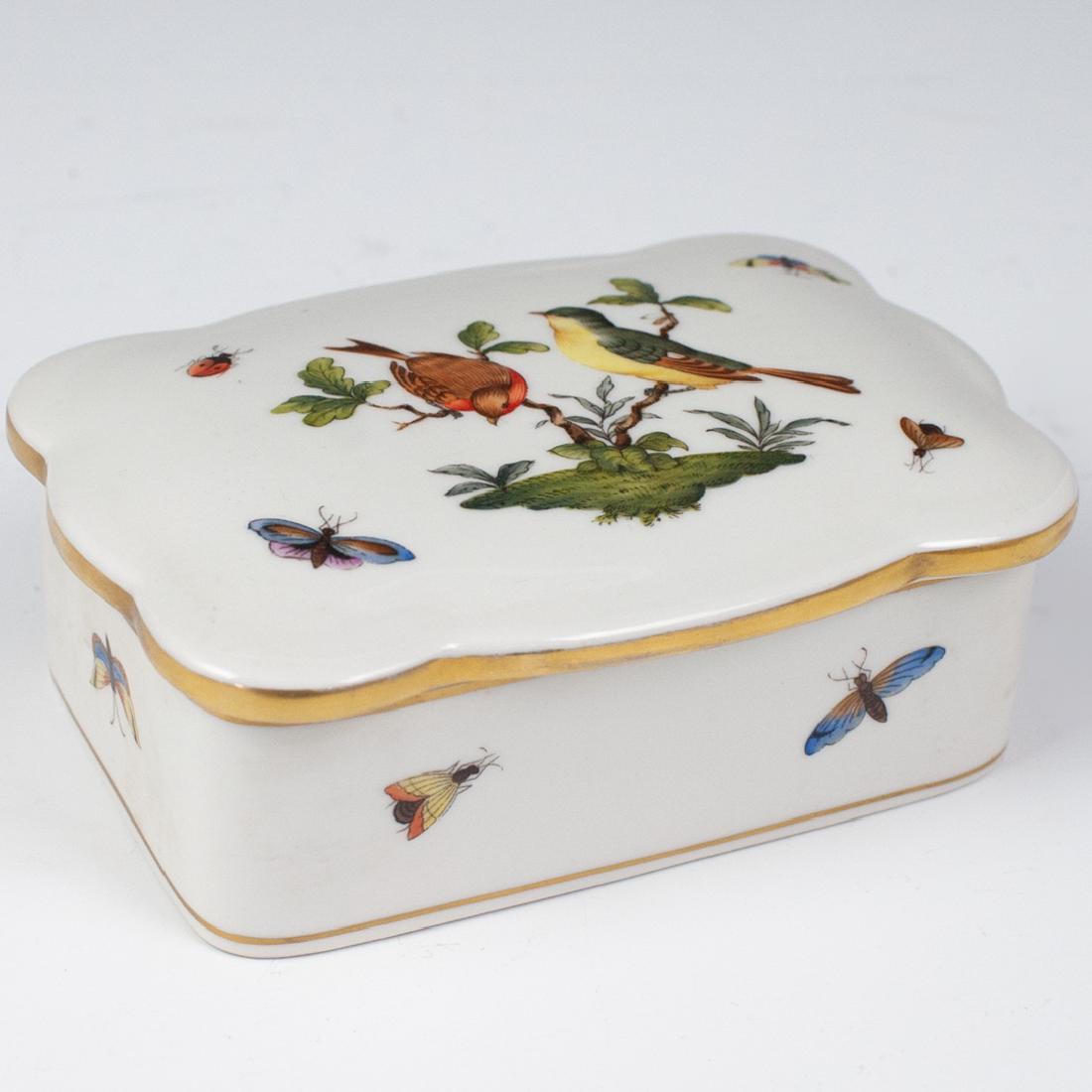 Herend Porcelain Rothschild Trinket Box (1 of 3)