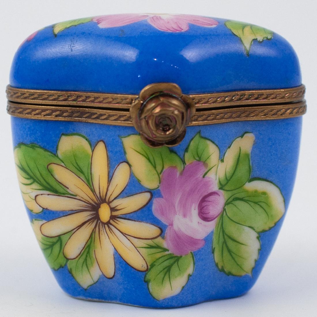 Limoges Floral Trinket Box (1 of 4)