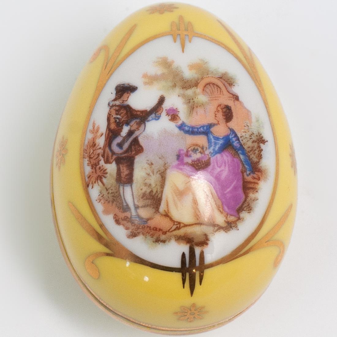 Limoges Porcelain Egg Trinket Box (1 of 3)