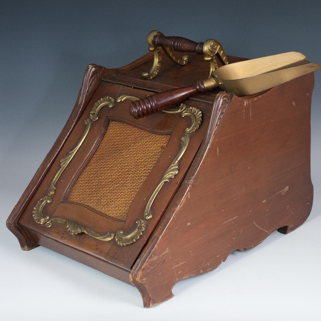 Antique Coal Scuttle (1 of 4)