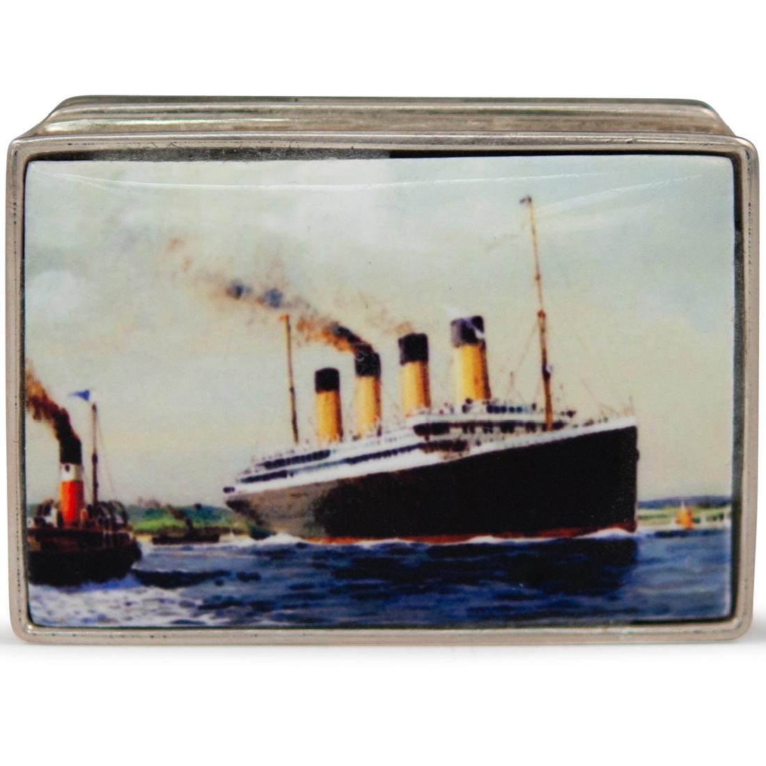 Sterling Silver and Enamel Pill Box (1 of 3)