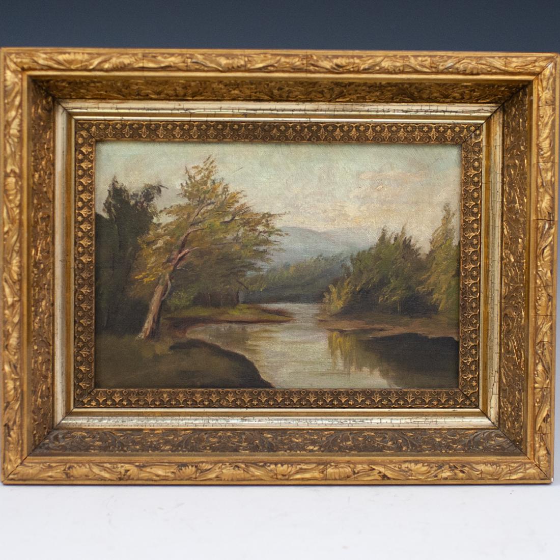 Antique Unsigned Oil Painting (1 of 3)