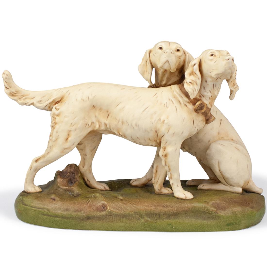 Royal Dux Hunting Dogs Figurine (1 of 5)