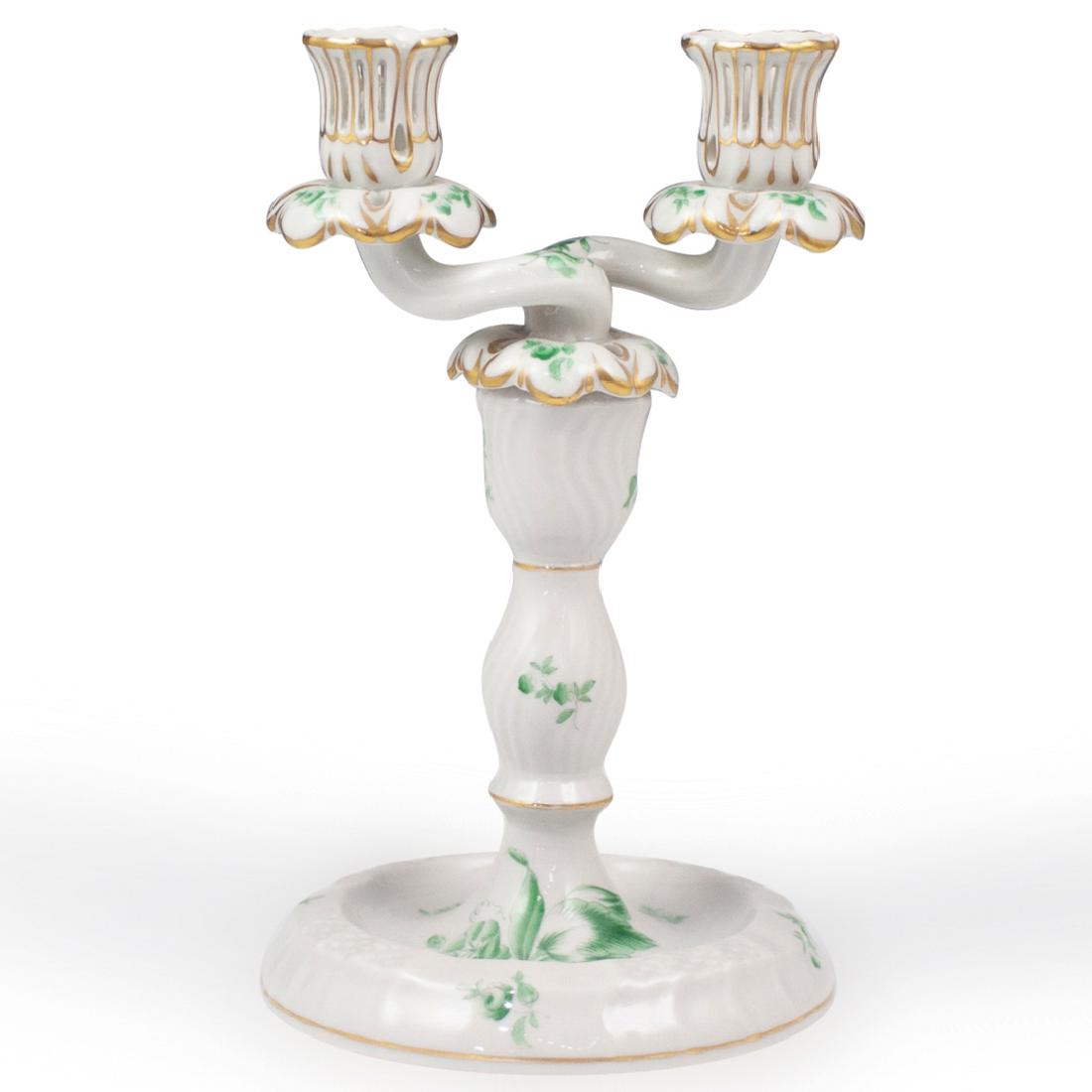 Herend Chinese Bouquet Double Arm Candelabra (1 of 4)