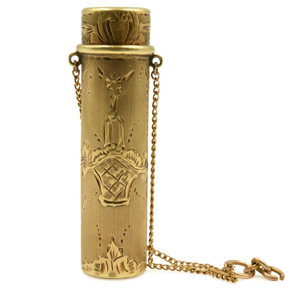 14K Gold Tiffany & Co. Lipstick Holder (1 of 4)