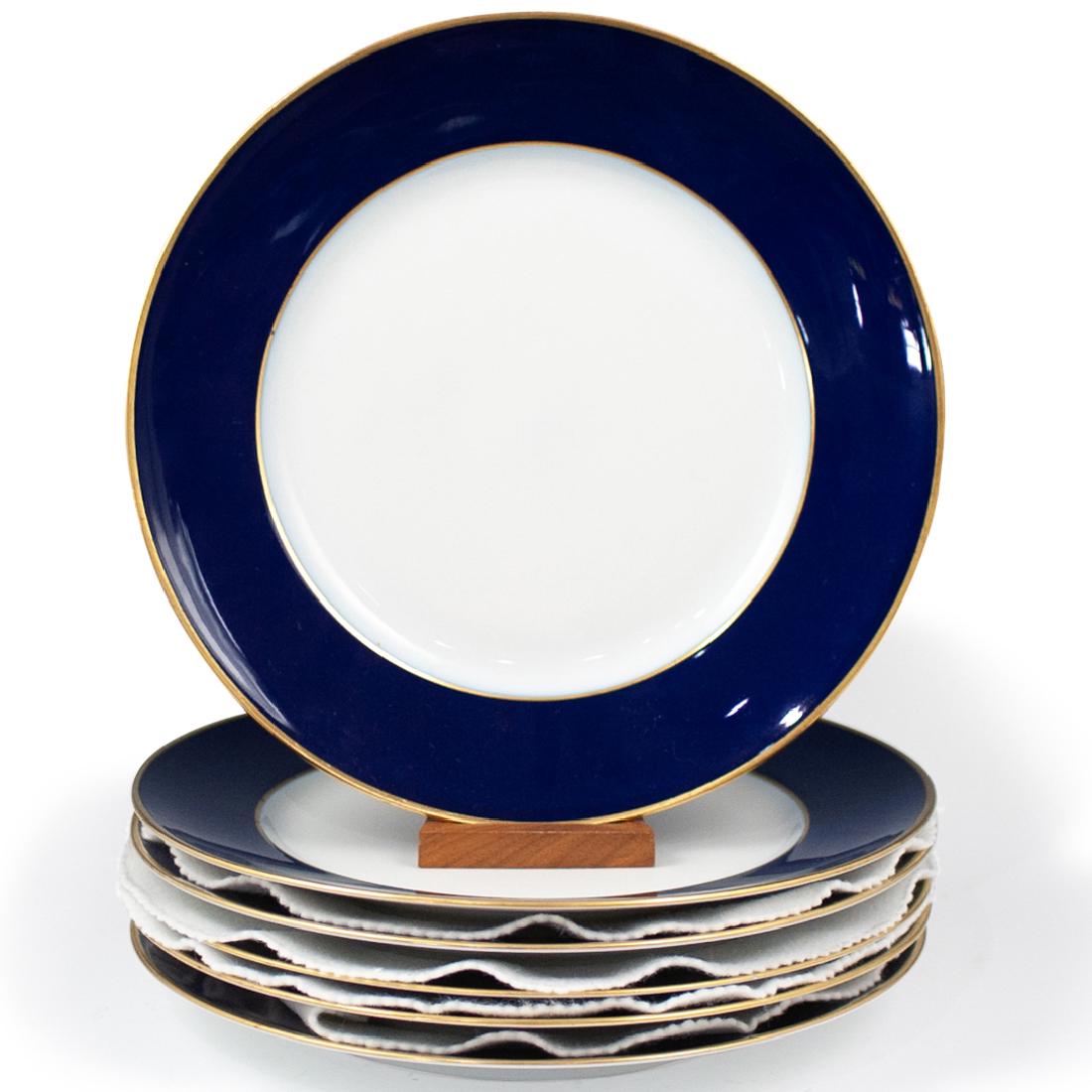 (6 Pc) Bernardaud Limoges Porcelain Dinner Plates (1 of 3)