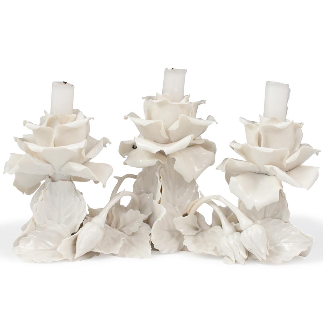 Capodimonte Porcelain Candle Holder (1 of 4)