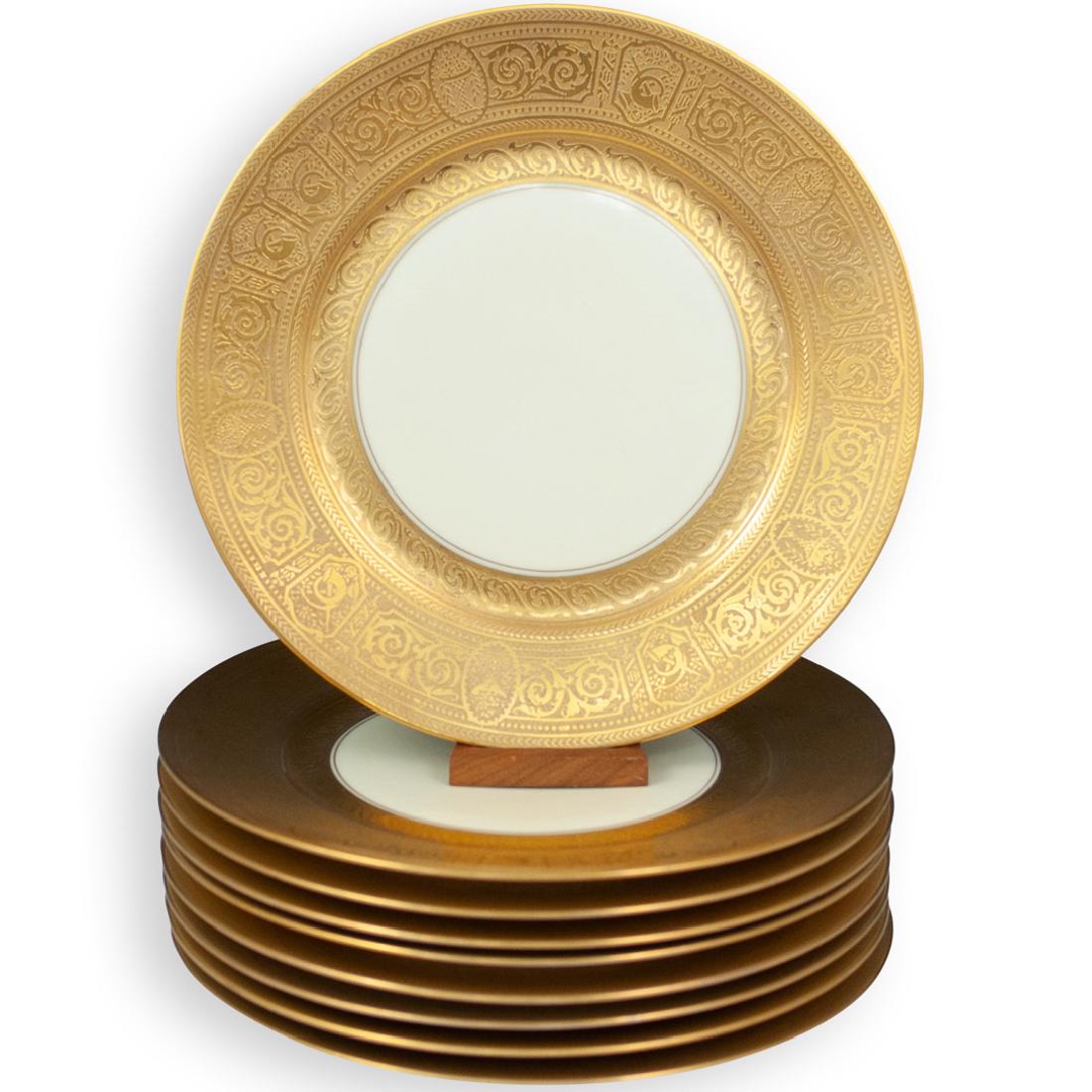 (9 Pc) Furstenberg Porcelain Dinner Plates (1 of 3)