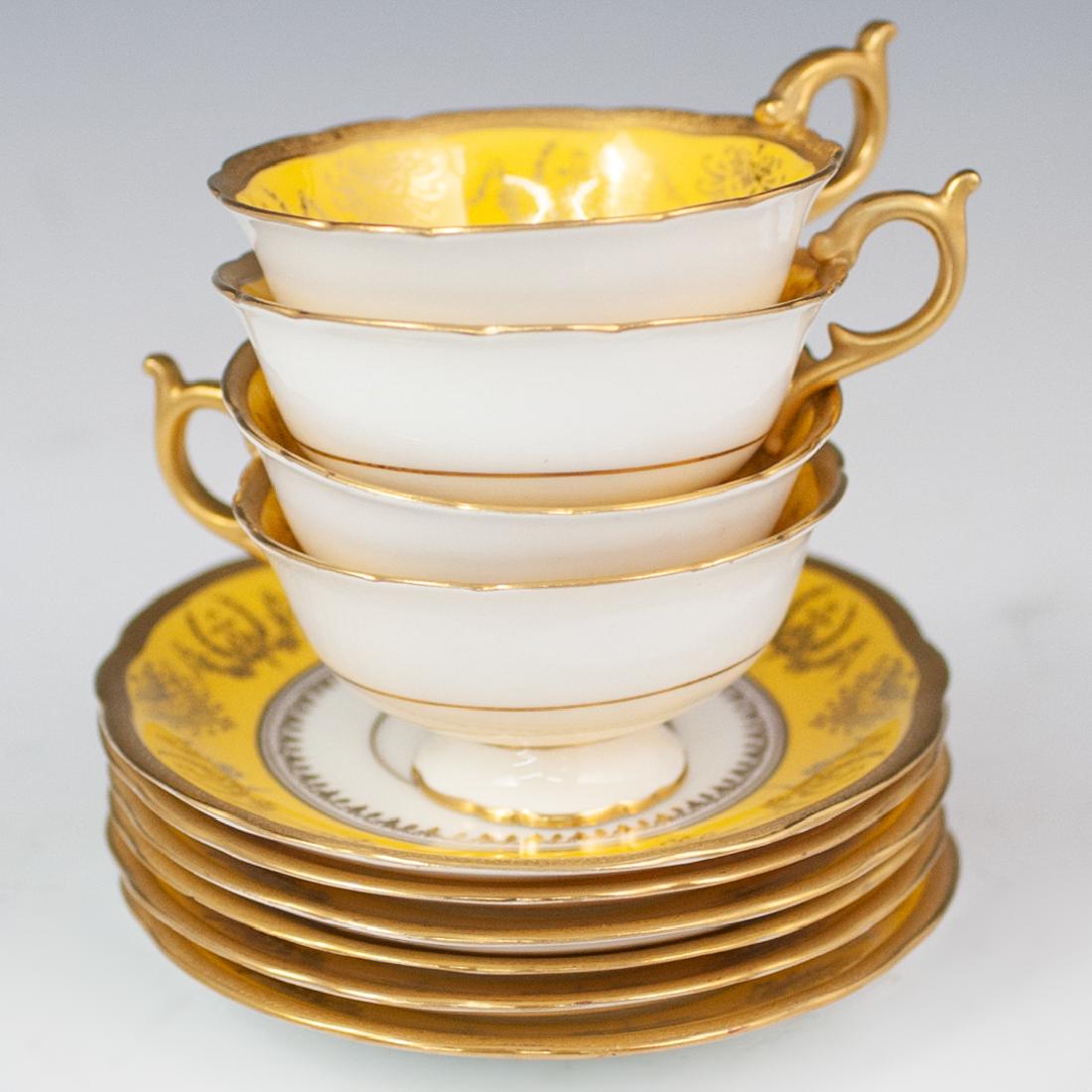 (10 Pc) Coalport England for Ovington Brothers Tea Set (1 of 4)