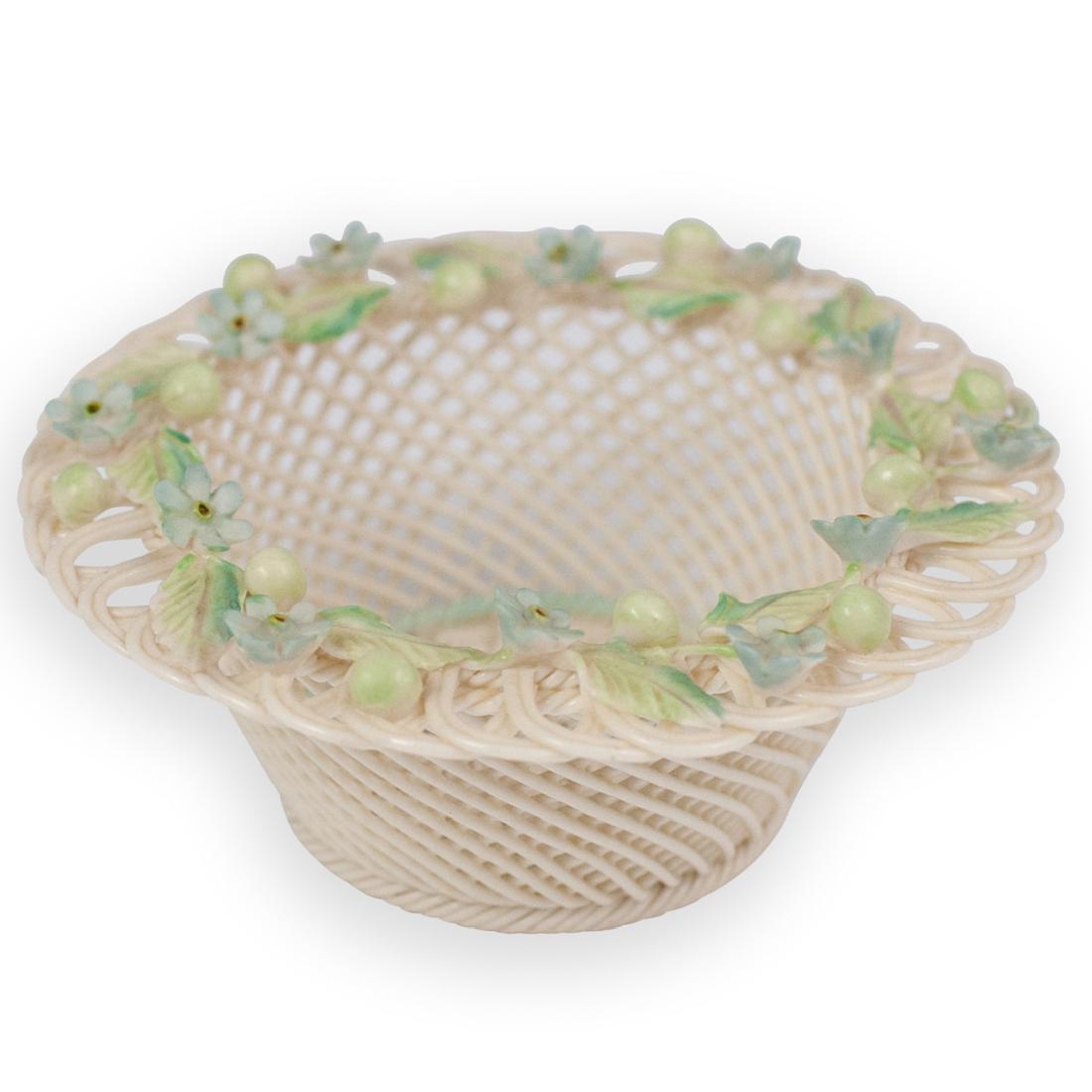 Belleek Porcelain Reticulated Bowl (1 of 4)