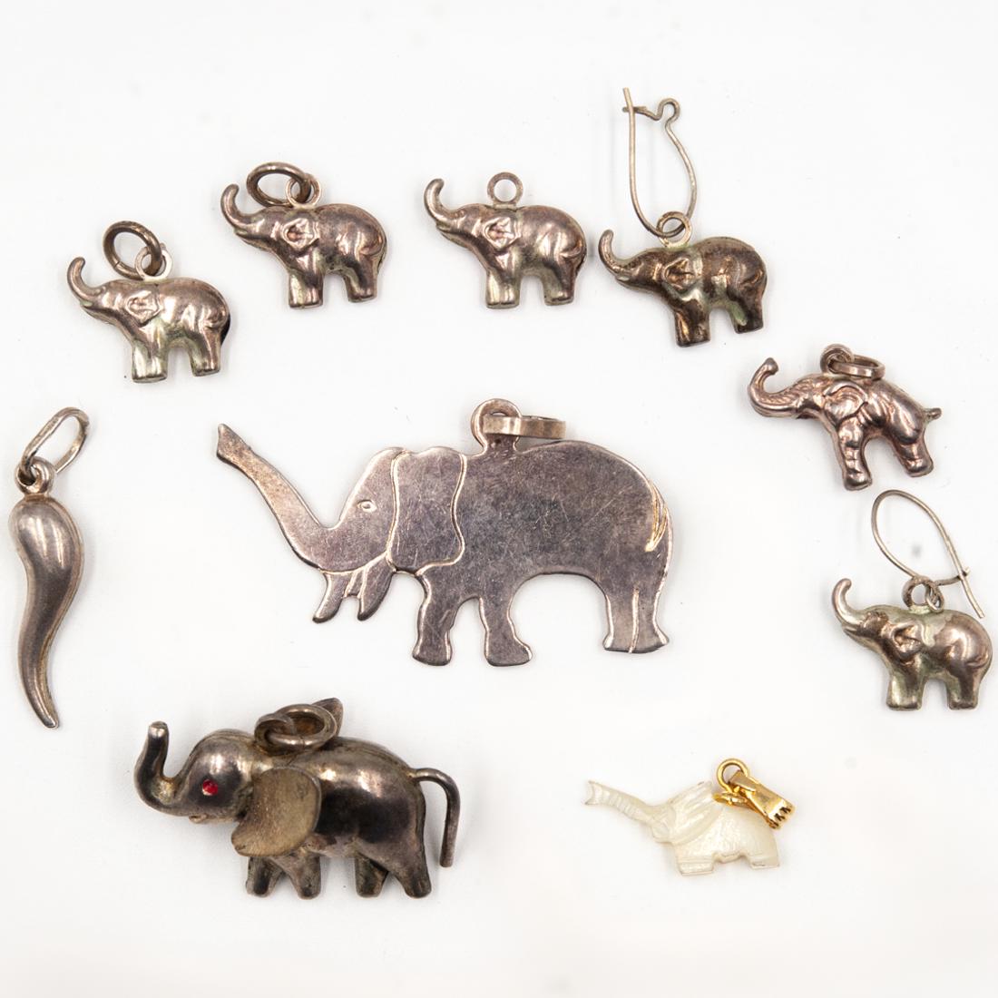 (10 Pc) Miscellaneous Lot of Costume Pendants (1 of 1)