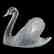 Pair of Lalique Crystal Swans - 3
