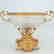 Diamond Cut Crystal and Gilt Bronze Centerpiece