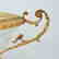 Diamond Cut Crystal and Gilt Bronze Centerpiece - 4