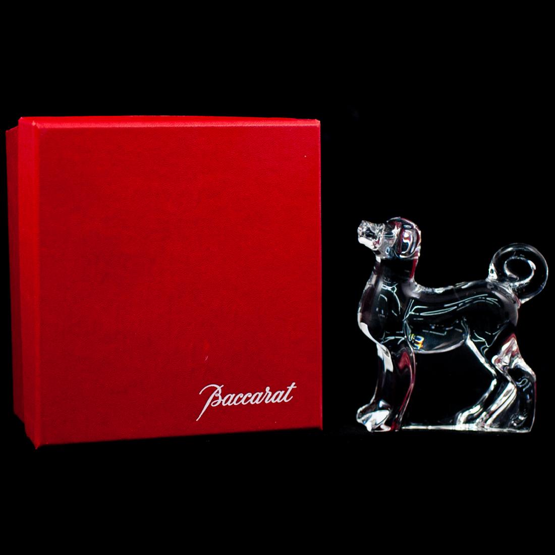 Baccarat Crystal Dog Figurine (1 of 3)