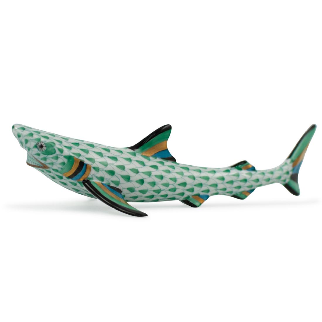 Herend Porcelain Fishnet Shark (1 of 3)