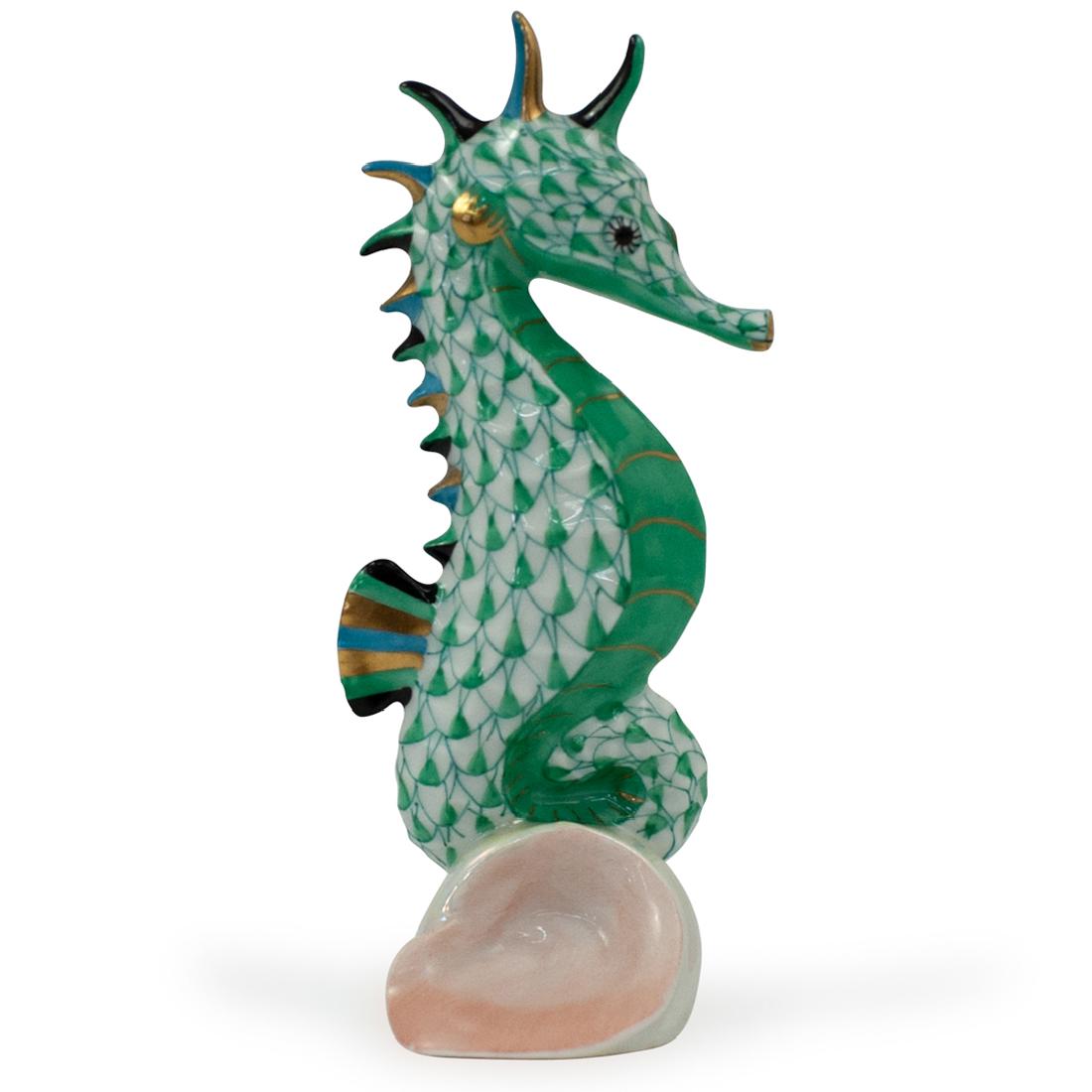 Herend Porcelain Seahorse Figurine (1 of 2)