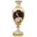 Sevres Porcelain and Gilt Portrait Vase