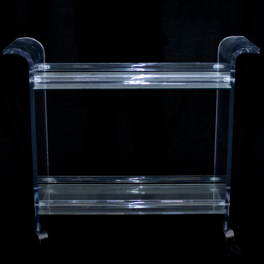 Modern Lucite Bar Cart (1 of 6)