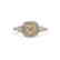 18k Gold and Yellow Diamond Ring - 2