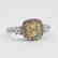 18k Gold and Yellow Diamond Ring - 6
