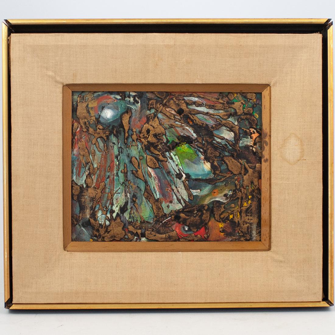 Unsigned Mixed Media Painting (1 of 3)