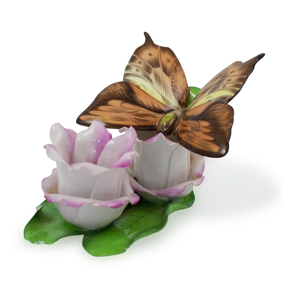 Herend Butterfly and Flowers Figurine (1 of 5)