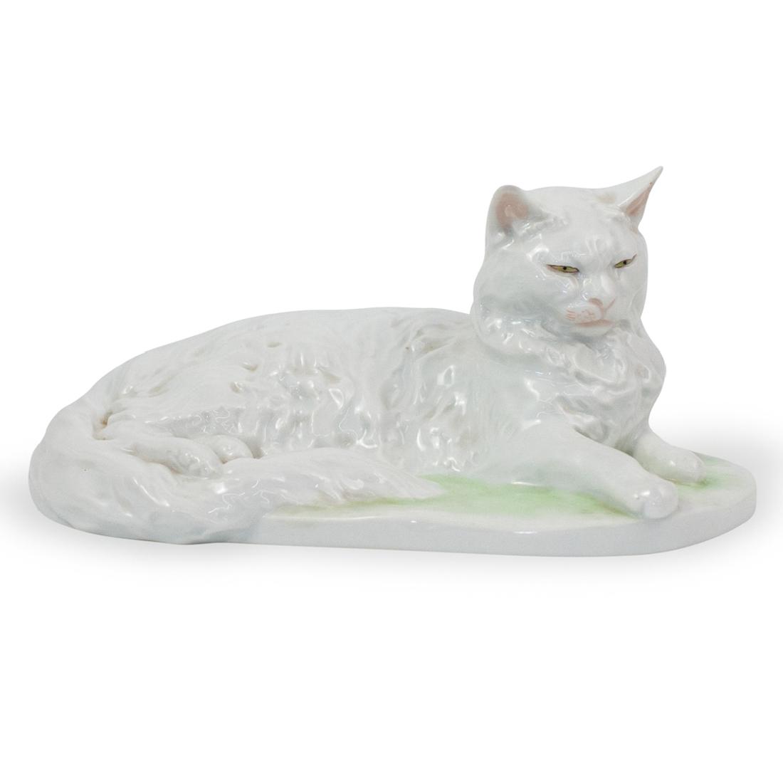 Herend Porcelain Cat Figurine May 01, 2019 Akiba Antiques in FL