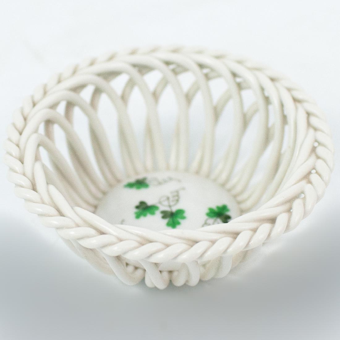 Herend "Persil" Open Work Basket (1 of 3)